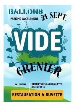 VIDE GRENIER & CONCERT